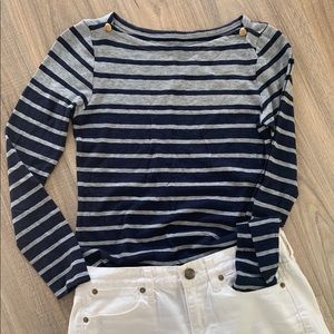 Navy/Gray Striped Painter T-Shirt